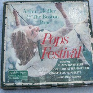 Reader's Digest boxed Arthur Fiedler & The Boston Pops 10 album LP Set